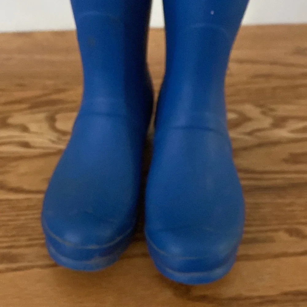 Blue hunter rain boots size 7 - Picture 9 of 9